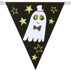 Guirlande Happy Halloween fanion phosphorescent-Gifi Online
