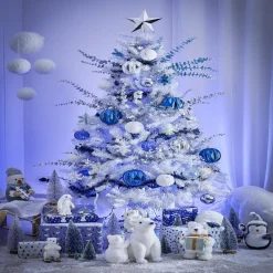 Guirlande iridescente argenté ou bleu 2m-Gifi Discount