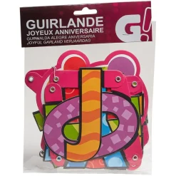 Guirlande Joyeux anniversaire-Gifi Outlet