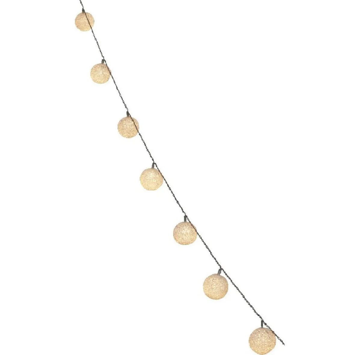 Guirlande électrique 20 boules blanc chaud 3,8 m-Gifi Sale