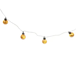 Guirlande électrique 10 boules dorées L. 1,8 m-Gifi Best