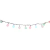 Guirlande électrique 100 boules multicolores fixes L. 4,95 m-Gifi