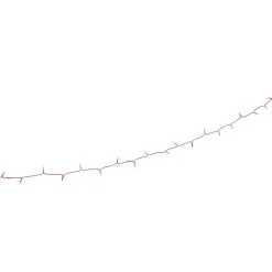 Guirlande électrique 50 led rose fixe L. 4,9 m-Gifi Online
