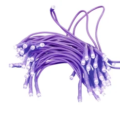 Guirlande électrique 50 led violet fixe L. 4,9 m-Gifi Outlet