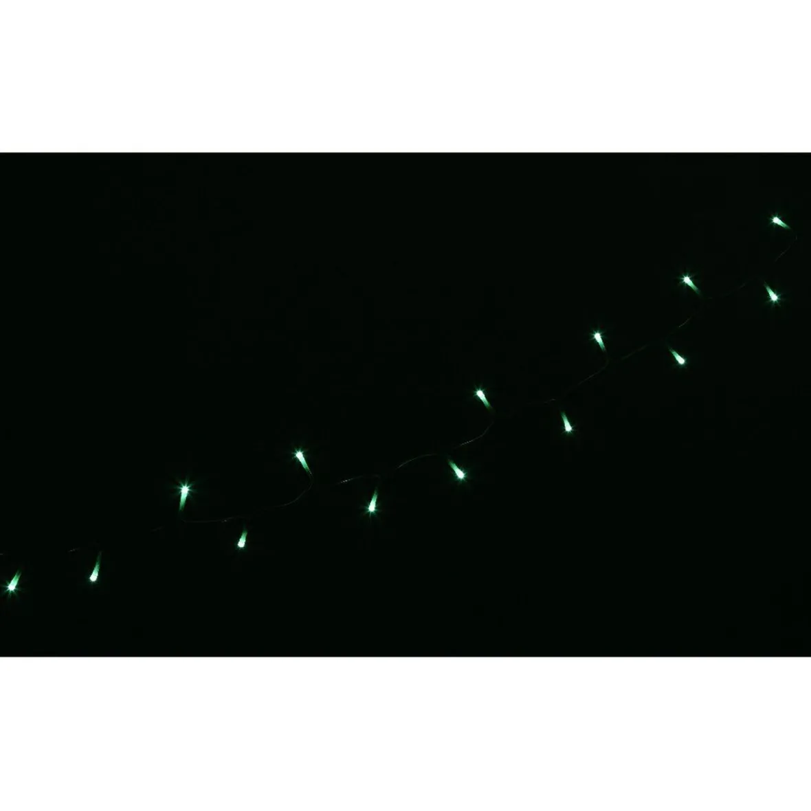 Guirlande électrique 50 led vert fixe L. 4,9 m-Gifi Outlet