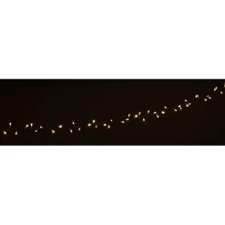 Guirlande électrique 100 led blanc chaud L. 3,96 m-Gifi New