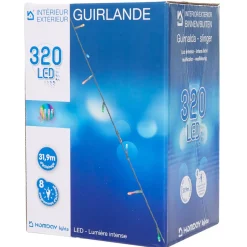 Guirlande électrique 320 led multicolore L. 31,9 m-Gifi Hot