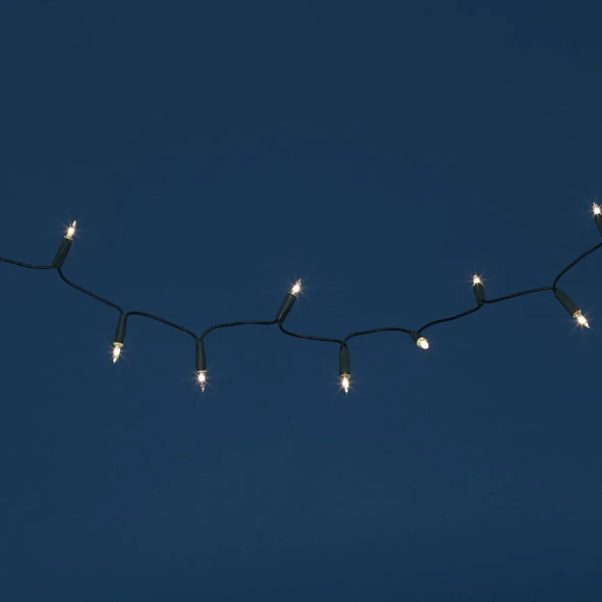 Guirlande électrique blanc clignotant 1.52 m-Gifi New