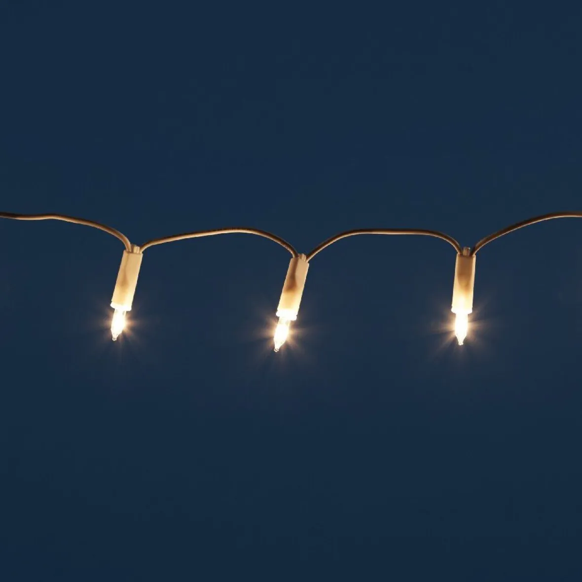 Guirlande électrique blanc clignotant 1.52 m-Gifi New