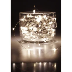 Guirlande électrique blanc chaud fixe 6 m-Gifi Online