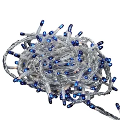 Guirlande électrique bleu clignotant 6,36 m-Gifi Best