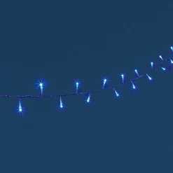 Guirlande électrique bleue clignotante 17,9 m-Gifi New