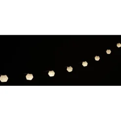 Guirlande électrique boules origami à led blanc chaud L. 2,7 m-Gifi Online