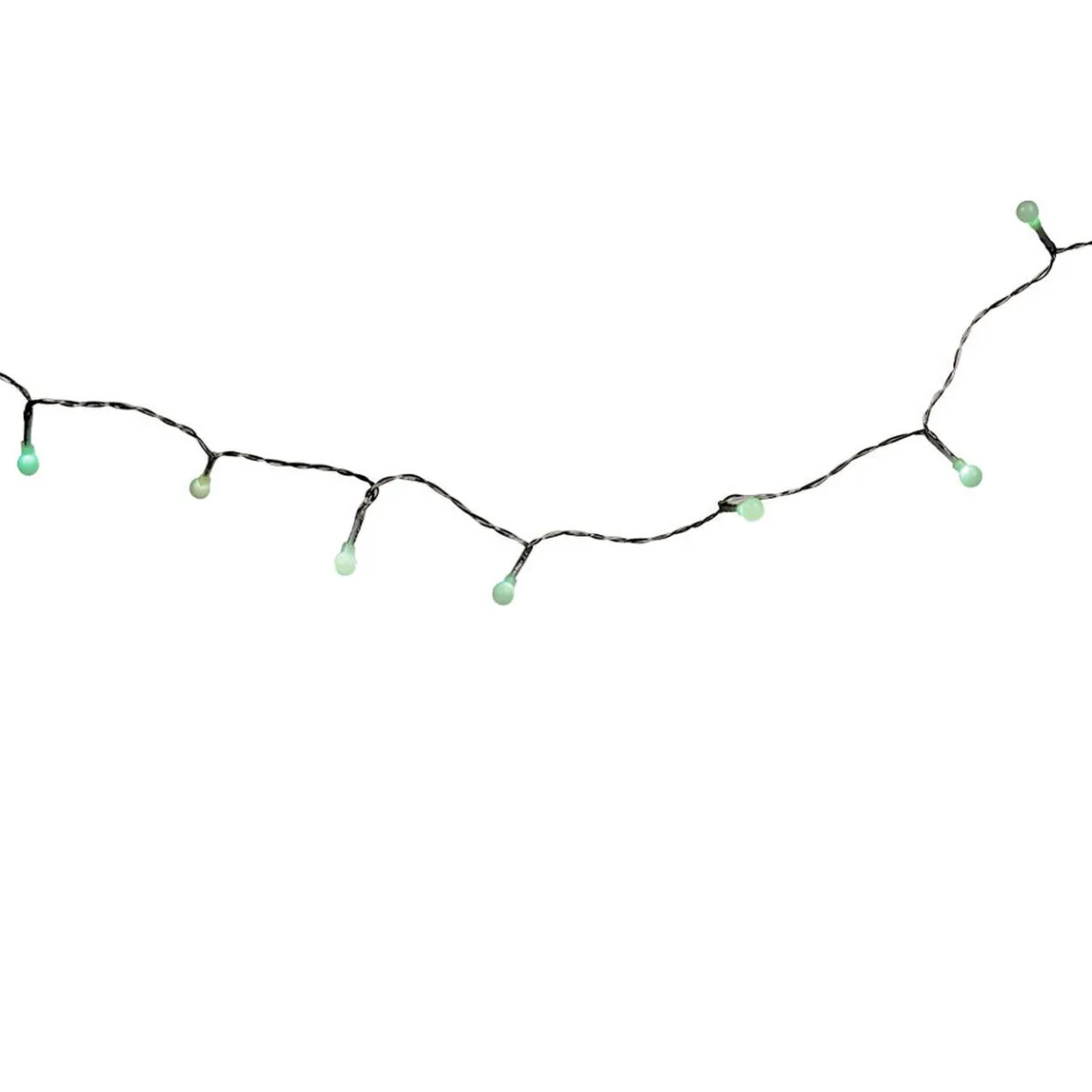 Guirlande électrique de 10 boules blanc 1 m-Gifi New