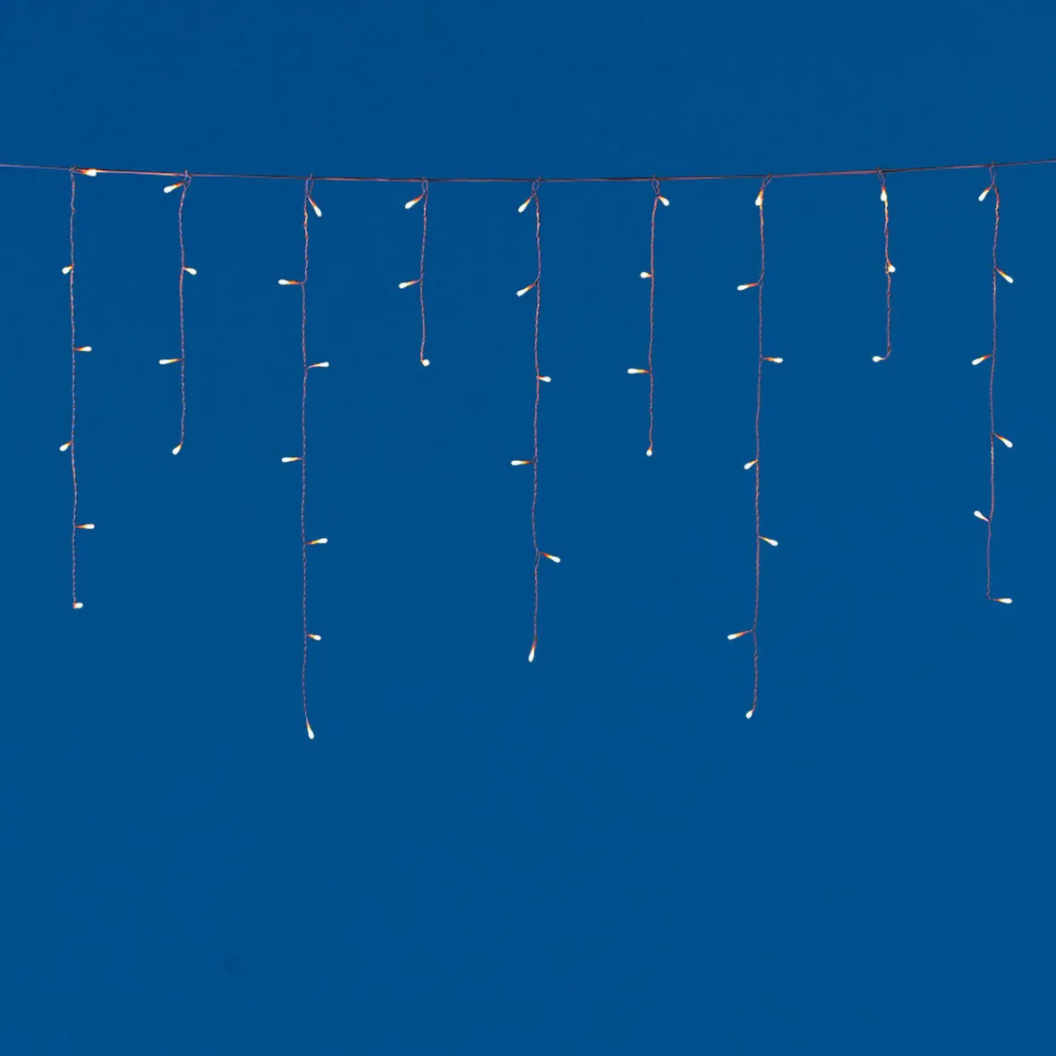 Guirlande électrique de toit blanc chaud clignotant 2.4 m-Gifi Outlet