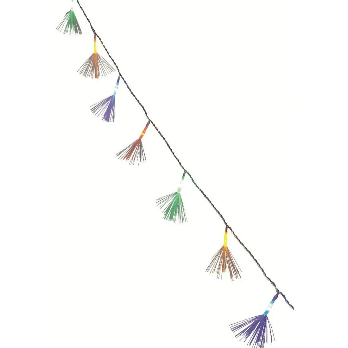 Guirlande électrique intérieure fibre optique 10 LED fixe 1,26 m-Gifi Hot