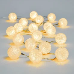 Guirlande électrique intérieure boules 20 LED fixe 3,80 m-Gifi Sale
