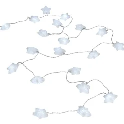 Guirlande électrique intérieure étoiles blanches 20 LED fixe 2,85 m-Gifi Best