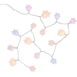 Guirlande électrique intérieure flocons multicolores 15 LED fixe 5 m-Gifi Best