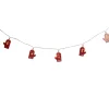 Guirlande électrique lumineuse 10 gants rouges L. 1,35 m-Gifi Discount