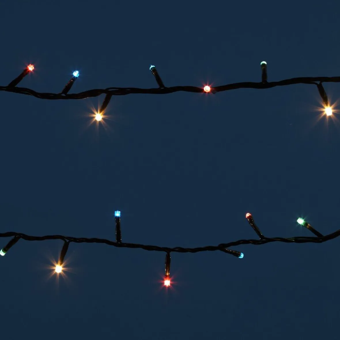 Guirlande électrique multicolore clignotante 3.16 m-Gifi Clearance