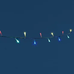 Guirlande électrique multicolore clignotante 2.45 m-Gifi