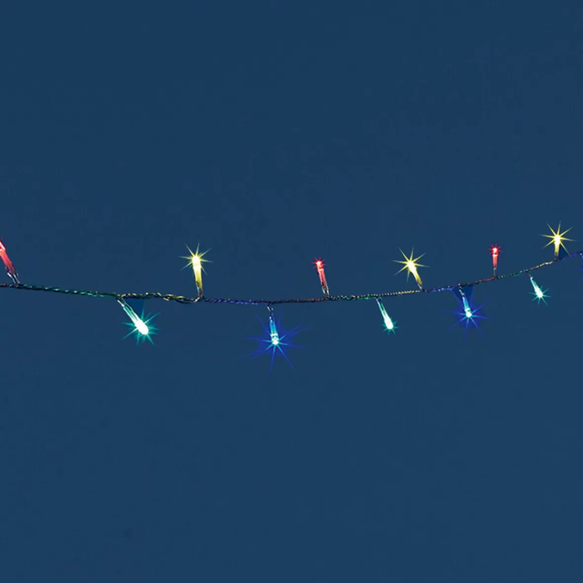 Guirlande électrique multicolore clignotante 2.45 m-Gifi