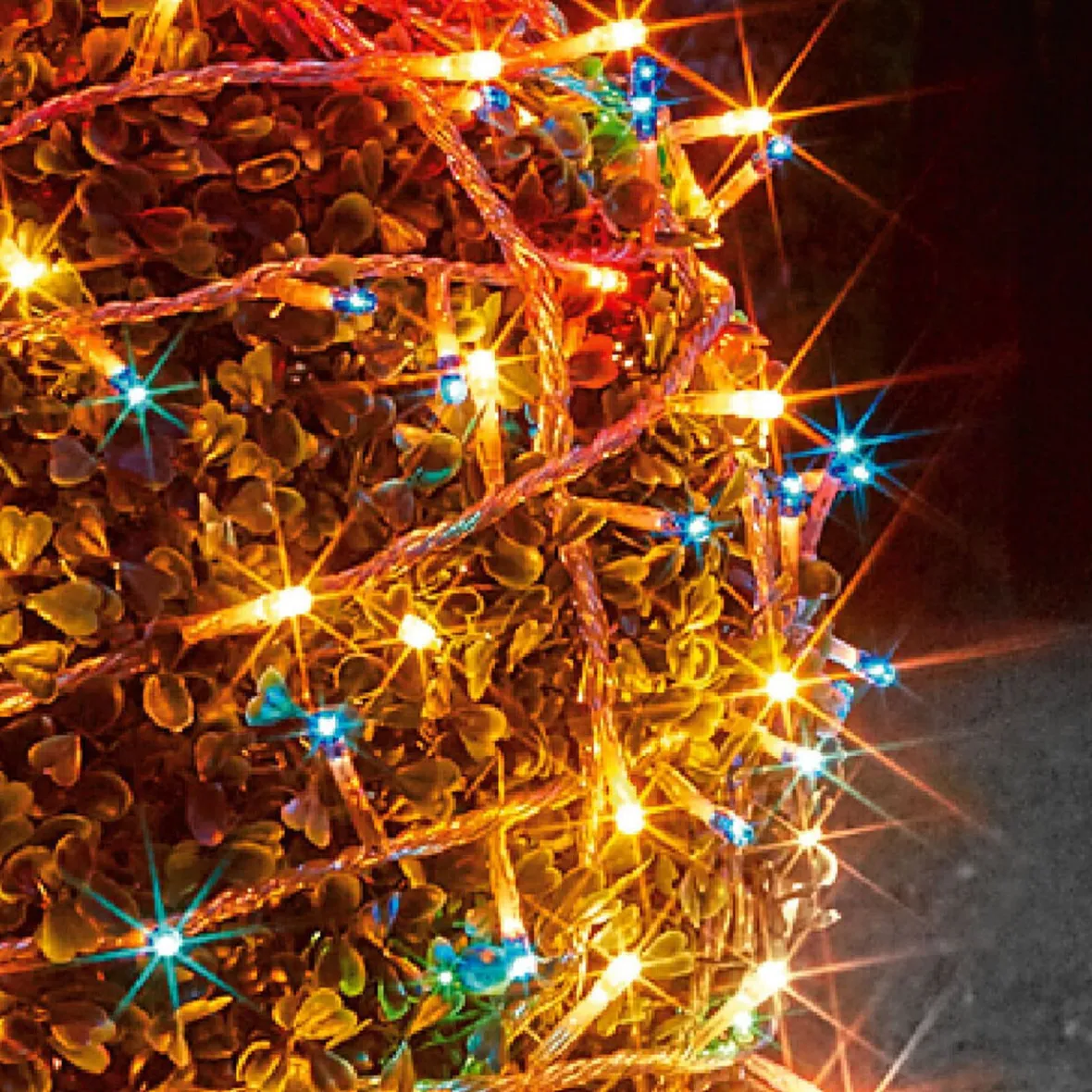 Guirlande électrique multicolore clignotant 3,16 m-Gifi Clearance