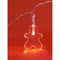 Guirlande électrique pain d épices multicolore 1m-Gifi Sale