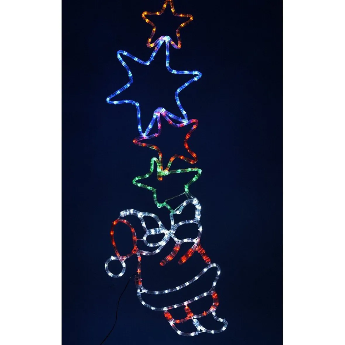 Guirlande électrique Père Noël multicolore-Gifi New