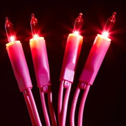 Guirlande électrique rose fixe 4,9 m-Gifi New