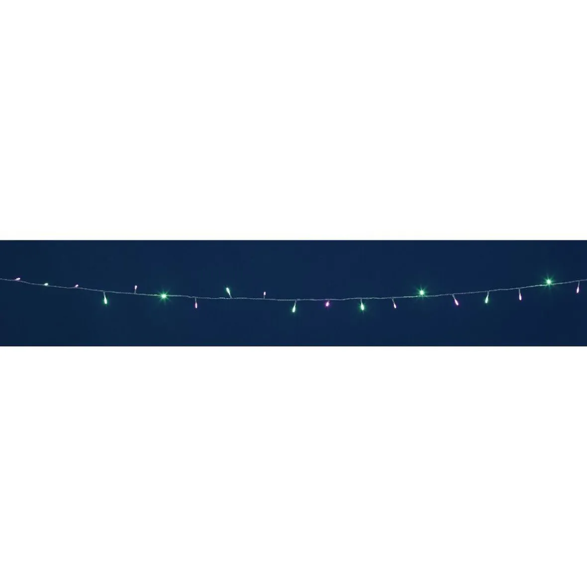 Guirlande électrique rose et vert fixe 3,9 m-Gifi Clearance