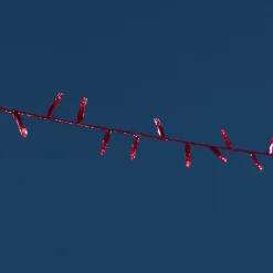 Guirlande électrique rouge fixe 1.3 m-Gifi Discount