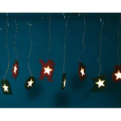 Guirlande électrique rouge et verte 1,35 m-Gifi New