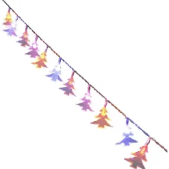 Guirlande électrique sapins multicolores 1 m-Gifi Outlet