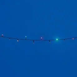 Guirlande électrique Solaire 50 Led Multicolore clignotant 4,9 m-Gifi Best