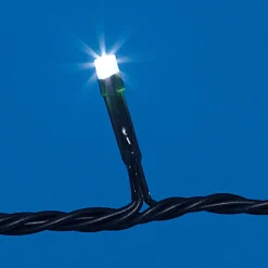 Guirlande électrique Solaire 50 Led Blanc froid clignotant 4,9 m-Gifi Discount