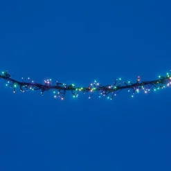 Guirlande électrique solaire multicolore grappe 1,9 m-Gifi Sale