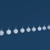 Guirlande électrique solaire boules blanches 5,7 m-Gifi Discount