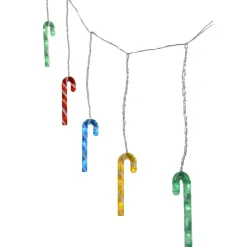 Guirlande électrique sucres d orge solaire 6 m-Gifi