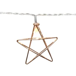 Guirlande électrique étoiles dorées fixe L. 1,35 m-Gifi Hot