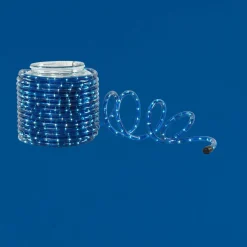 Guirlande électrique tube bleu clignotant 12 m-Gifi New