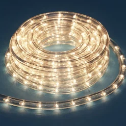 Guirlande électrique tube blanc chaud clignotant 6 m-Gifi Best