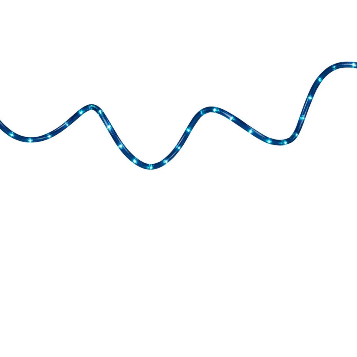 Guirlande électrique tube bleu fixe 4 m-Gifi