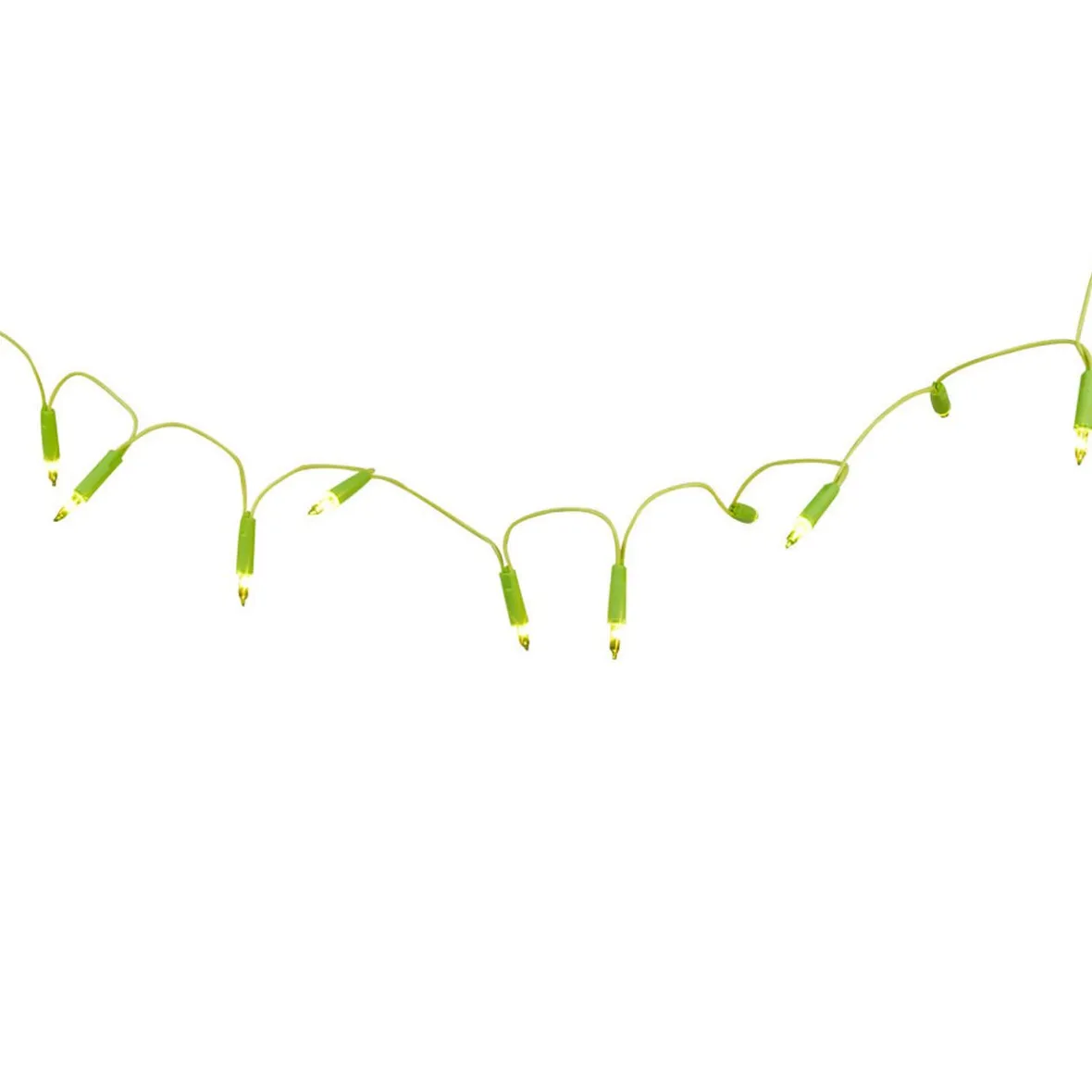 Guirlande électrique vert fixe 4,9 m-Gifi Outlet