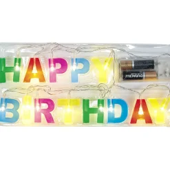 Guirlande led à pile Happy Birthday-Gifi Hot