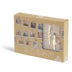 Guirlande LED à pinces 280cm plastique doré-Gifi Clearance