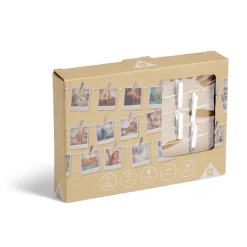 Guirlande LED à pinces 280cm plastique argenté-Gifi Outlet