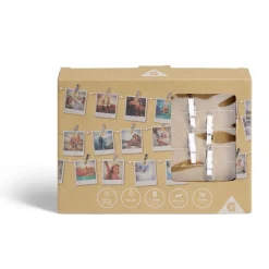 Guirlande LED à pinces 280cm plastique argenté-Gifi Outlet