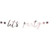 Guirlande let's party 200cm rose gold-Gifi Best